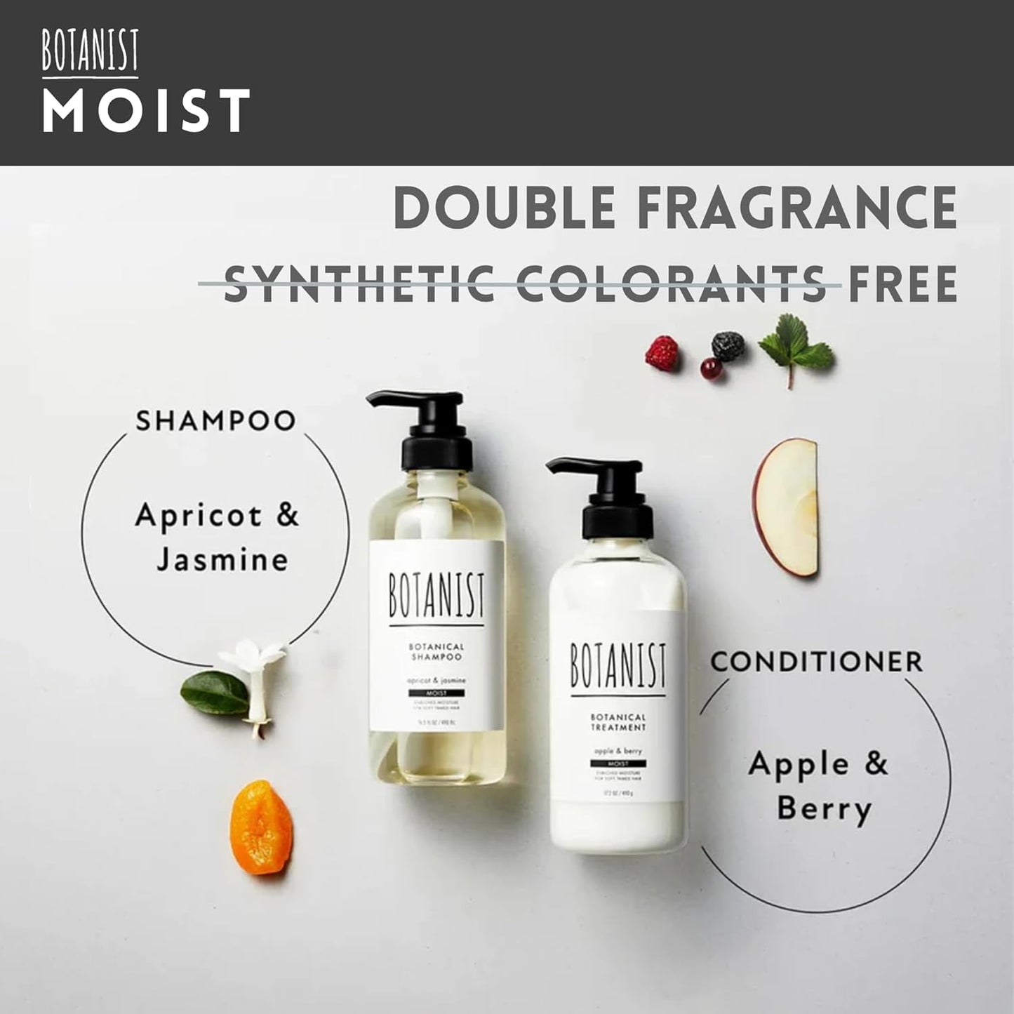 BOTANIST Keratin Shampoo & Conditioner Set - Argan Oil for Frizzy Hair | 31.7 Fl Oz, Sulfate-Free