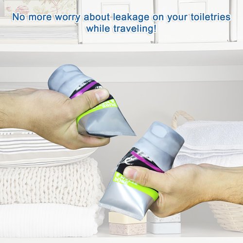 16 Pack Silicone Bottle Covers for Travel, Cruise Must Haves, Travel Essentials for Women Men, Travel Size Toiletries, Cruise Ship Essentials, Travel Accessories Luggage, Elastic Sleeves Leak Proofing