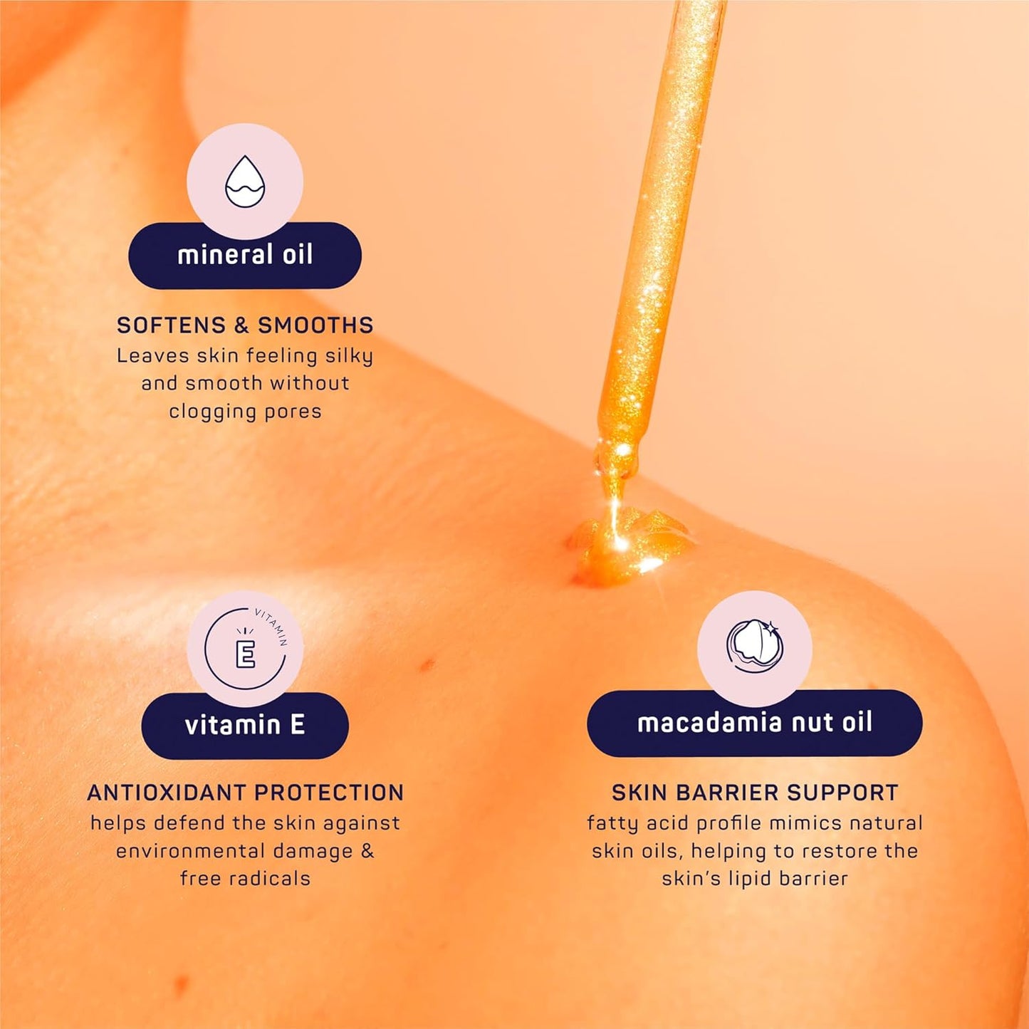 SpaLife Beauty Radiate & Glow Shimmer Oil Bundle - Hydrating Dry Oil Duo with Mango & Peony Scents