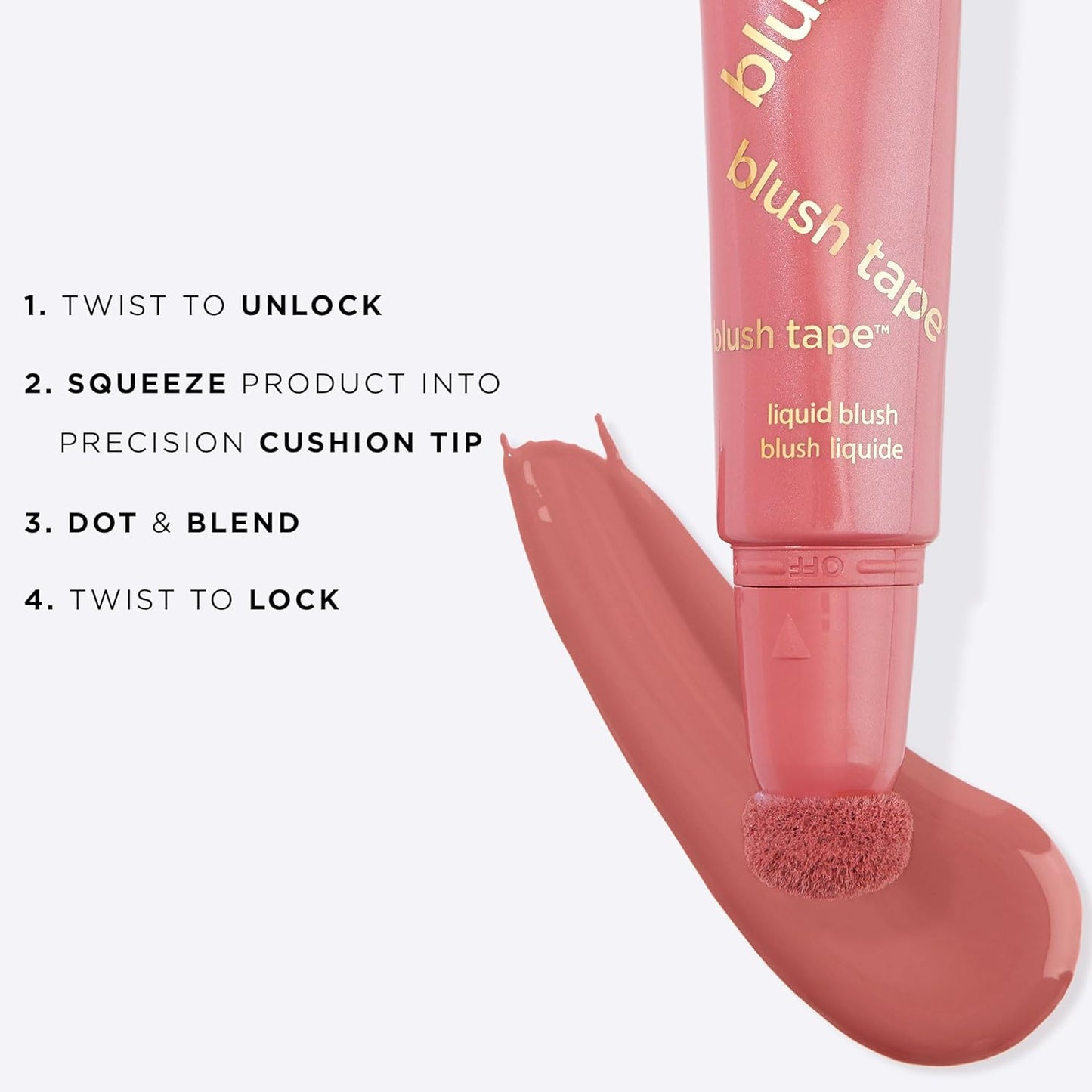 Tarte Blush Tape Satin Liquid Blush - Blendable, Buildable Formula with Mineral Pigments & Shea Butter, Vegan & Cruelty-Free