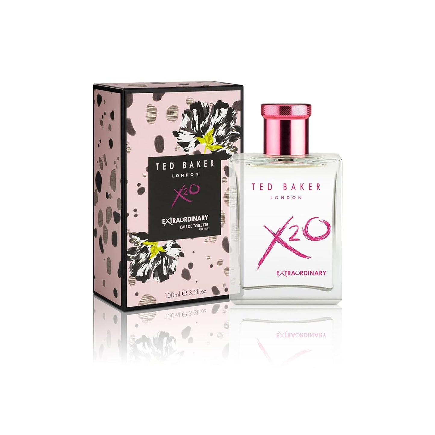 Ted Baker Extraordinary Her Eau de Toilette - Fruity Floral Perfume for Women | Long-Lasting 3.38 oz