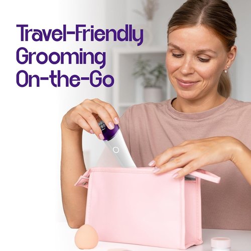 Pursonic 6-in-1 Epilator for Women - Wet & Dry Hair Removal Device with LED Light & Callus Remover