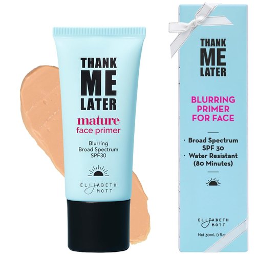 Elizabeth Mott Blurring Face Primer SPF 30 - Lightweight & Hydrating Formula for Smooth, Soft-Focus Finish - 30g