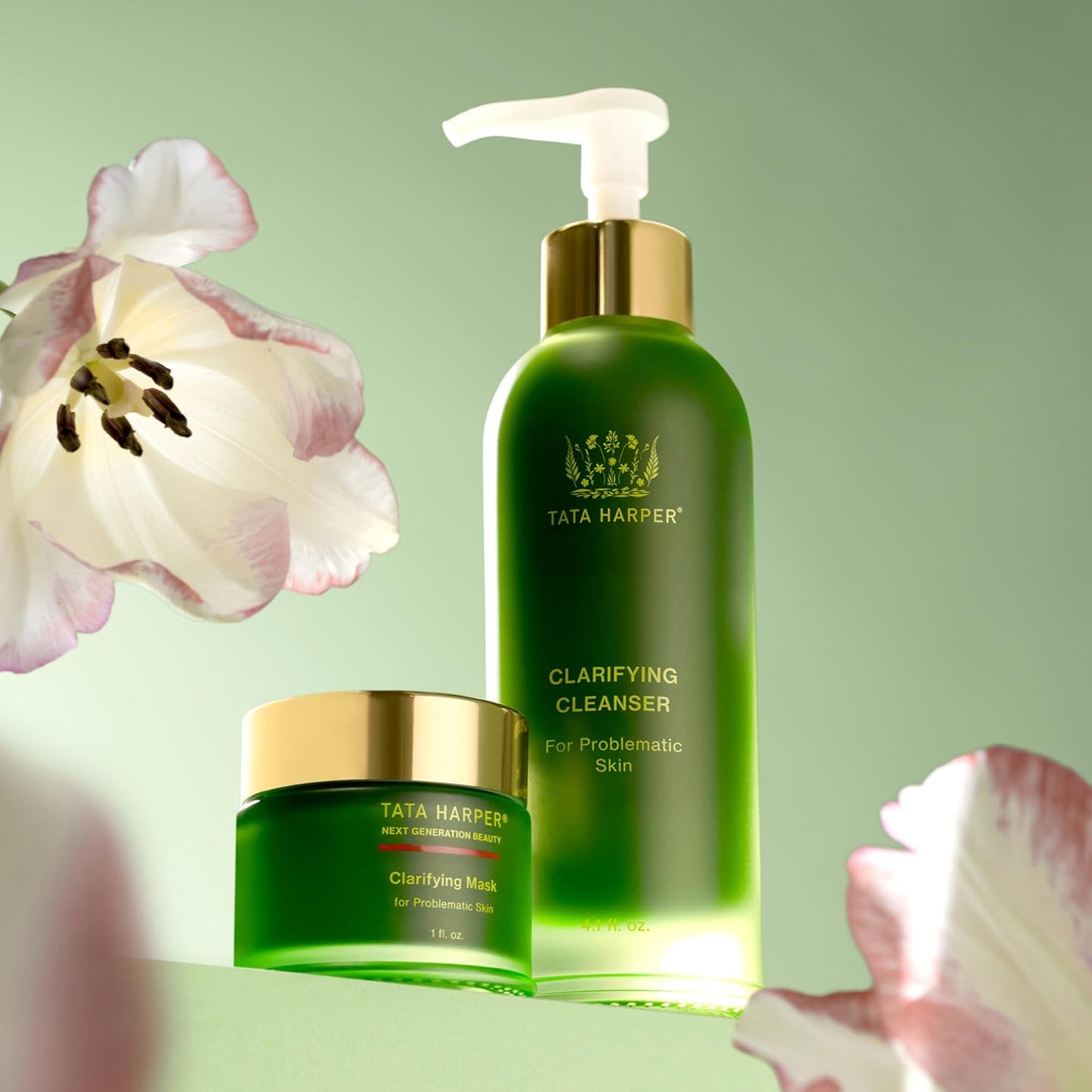 Tata Harper Clarifying Mask - BHA Exfoliating Face Mask for Blemishes | Natural Skincare, 30ml