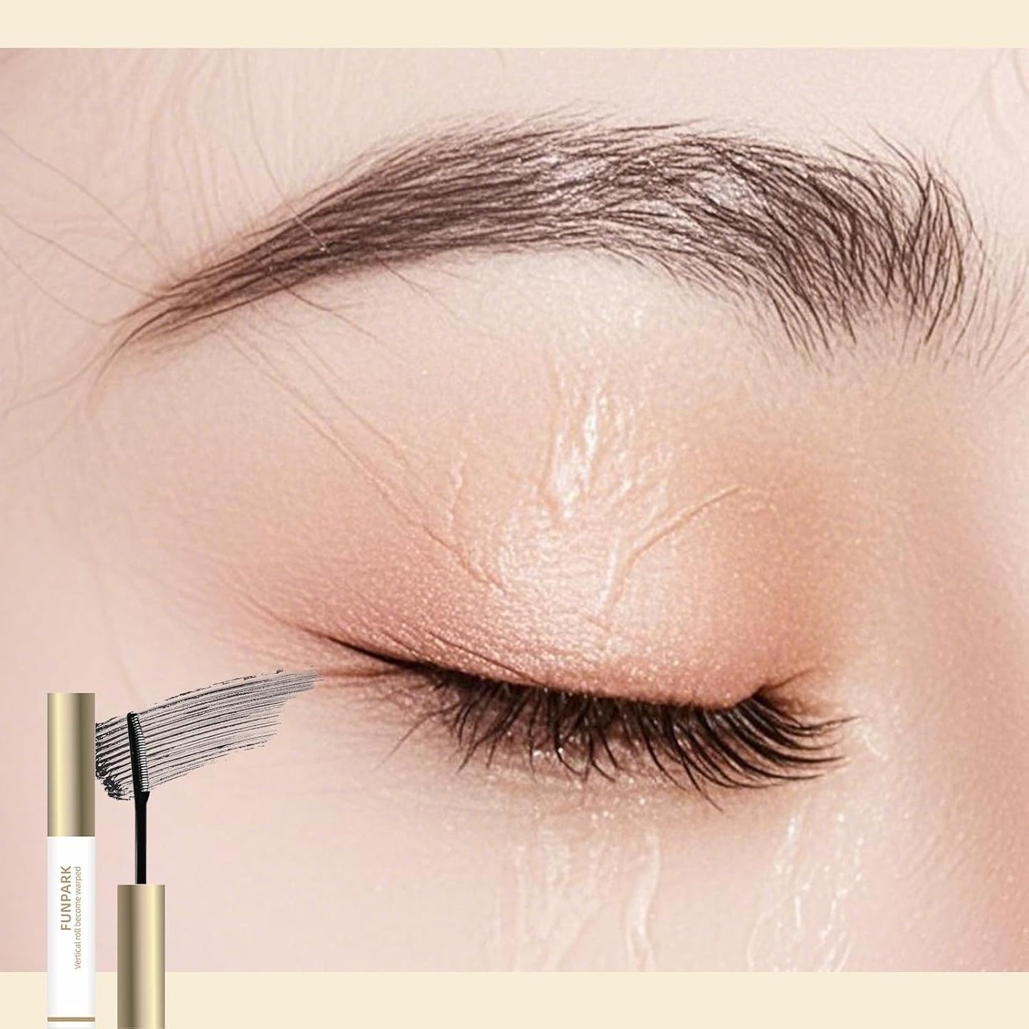 Skiennix Brown Mascara Primer - Lengthening Formula for Fine Short Lashes | Lightweight, Quick-Dry, Waterproof