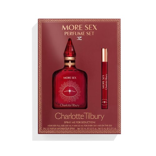 Charlotte Tilbury More Sex Eau De Parfum - Pheromone-Infused Sandalwood Fragrance | Long-Lasting Scent with Black Pepper, Musk & Amber Notes