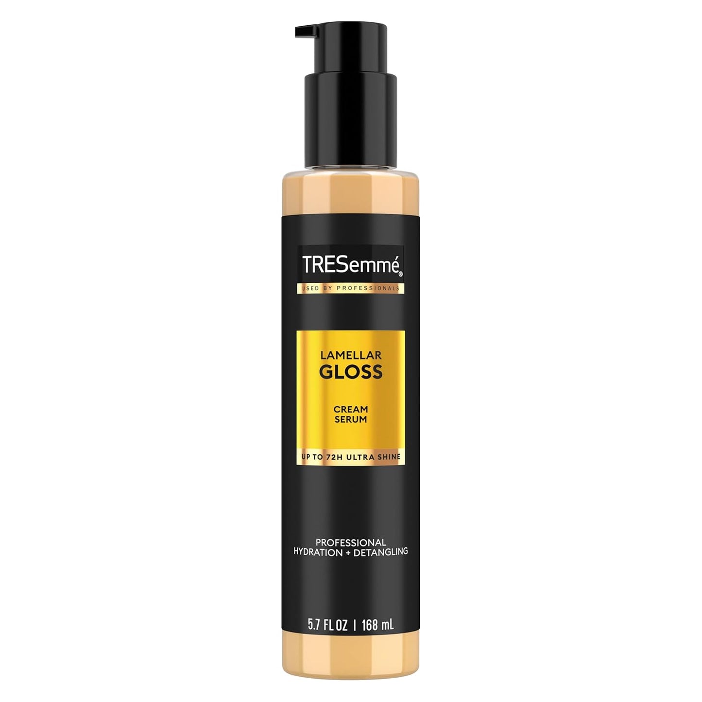 TRESemmé Hydrating Detangling Cream Serum - Ultra Shine Lamellar Gloss, 5.7 Fl Oz | 72-Hour Hydration