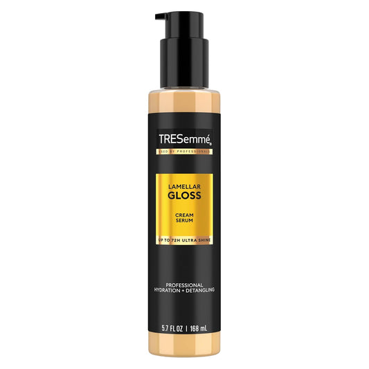 TRESemmé Hydrating Detangling Cream Serum - Ultra Shine Lamellar Gloss, 5.7 Fl Oz | 72-Hour Hydration