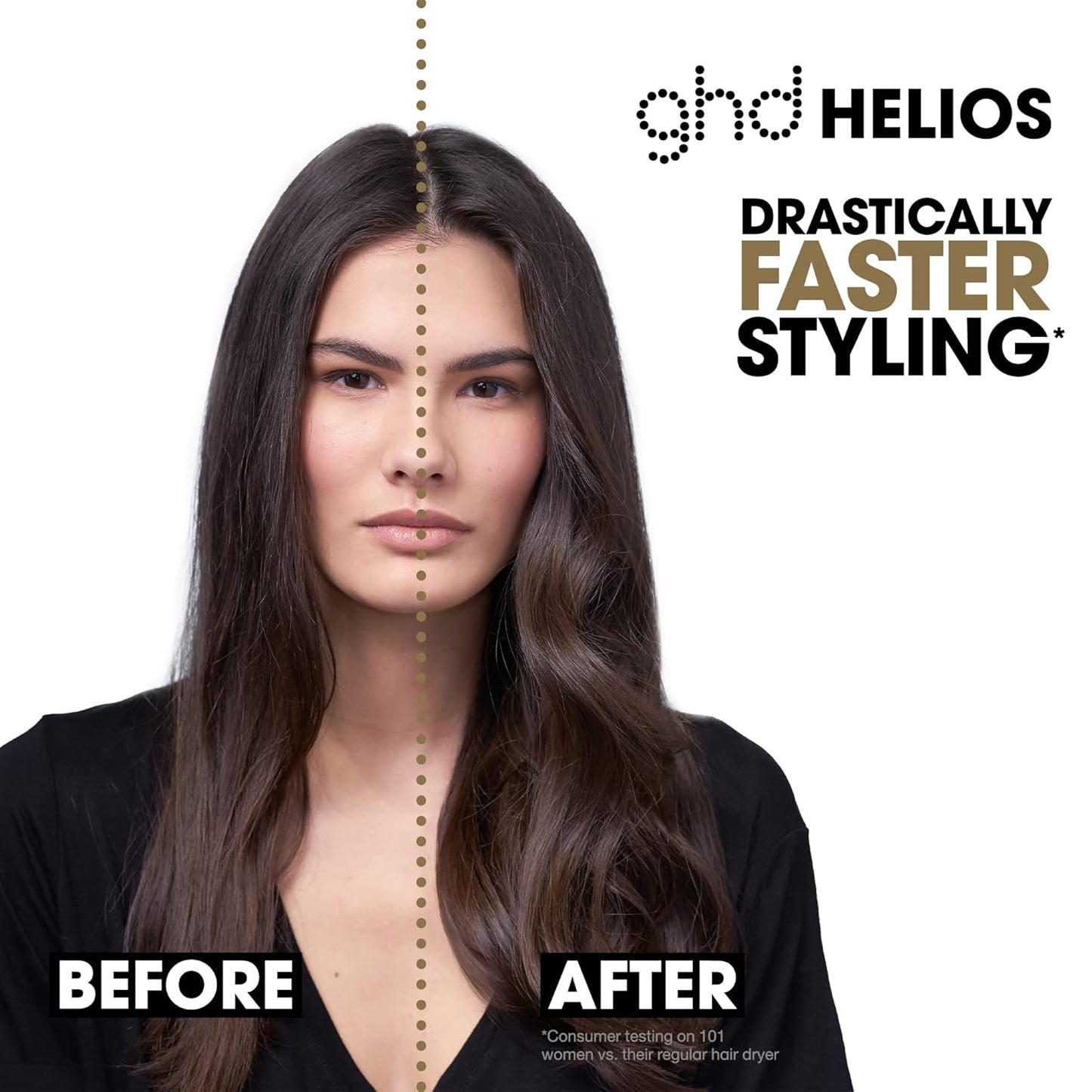 GHD Helios Hair Dryer - 1875W Professional Blow Dryer with Brushless Motor for Salon-Worthy Styles