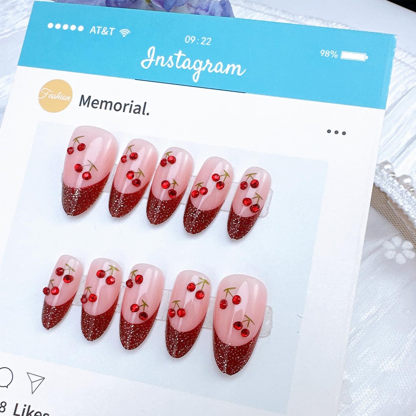 24Pcs St Patrick's Day Press on Nails Short Square Gold French Tip Fake Nails with Gold Rhinestones Horseshoe Rainbow Shamrocks False Nails St Patricks Day Acrylic Nails Irish Stick on Nails for Women