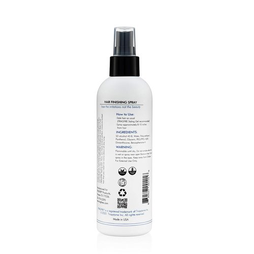 Regine Switzerland Hair Finishing Spray - Flexible Soft Hold for Sensitive Skin | 8 oz, Fragrance-Free & Hypoallergenic
