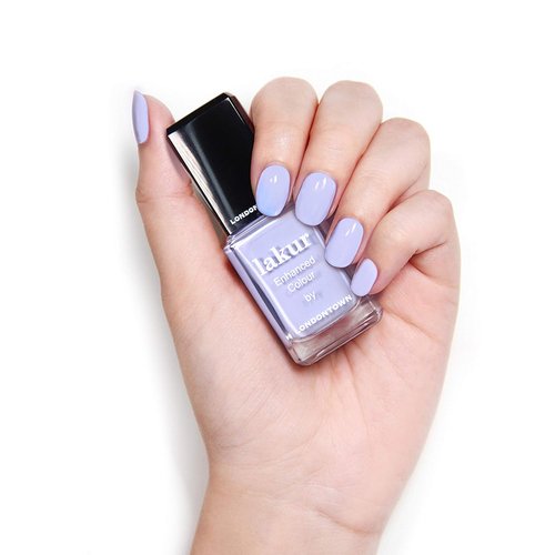 LONDONTOWN Lakur Nail Polish - Chip-Resistant & Non-Toxic Formula | Vegan Hydrating Blue Color