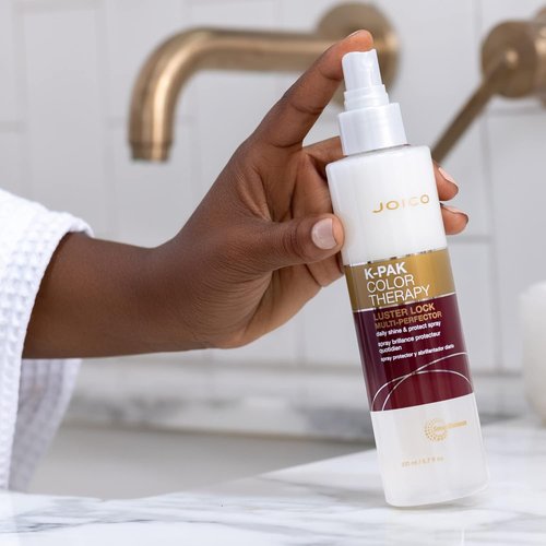 Joico K-PAK Color Therapy Luster Lock Spray - Daily Shine & Frizz Control for Color-Treated Hair | With African Maketti & Argan Oil