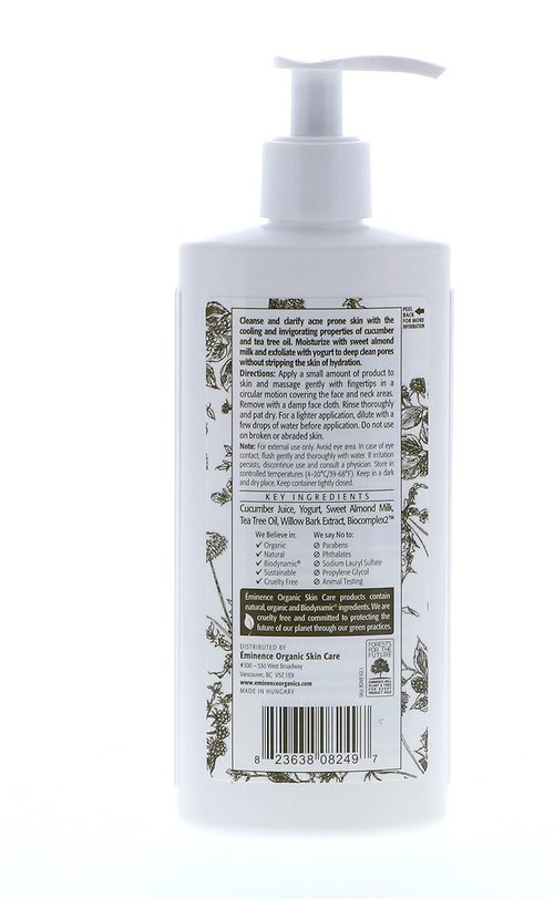 Eminence Clear Skin Probiotic Cleanser - 8.4 Ounce for Healthy, Radiant Skin