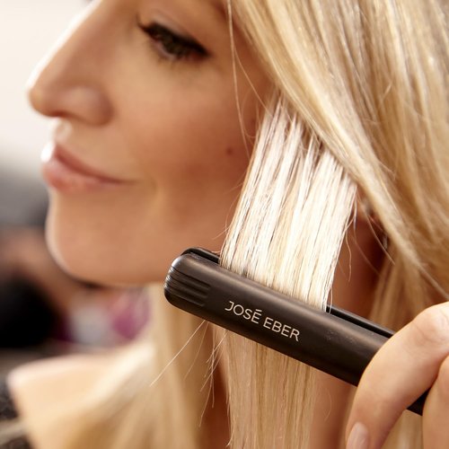 Jose Eber: Flat Iron - Petite 1/2 Inch - Floating Ceramic Plates, Folding Compact Styling Tool, Hair Straightener, For Travel & Quick Touch Ups