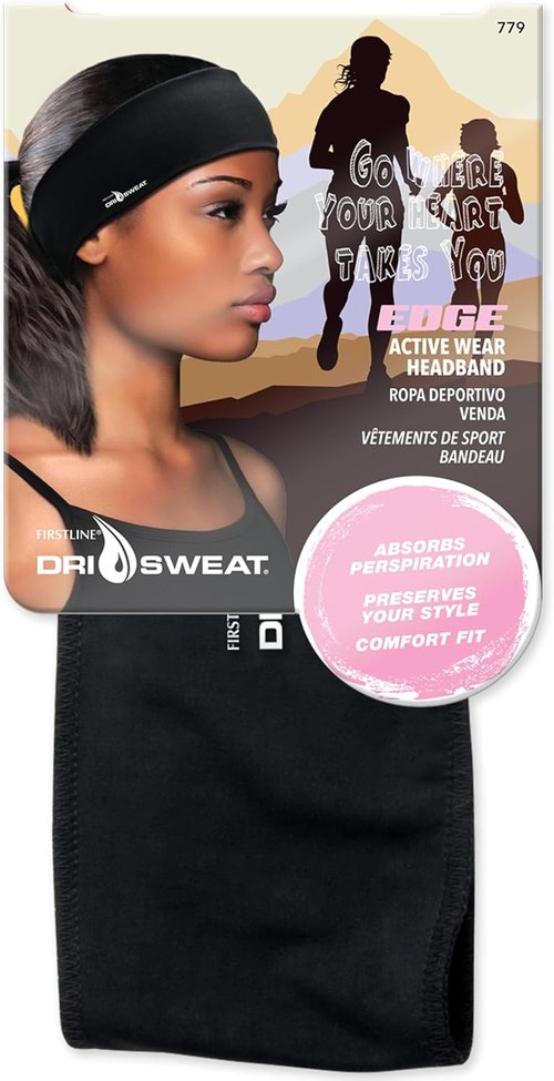 Dri Sweat Edge Active Wear Headband - Moisture-Wicking Comfort | Stylish Design - 779-72