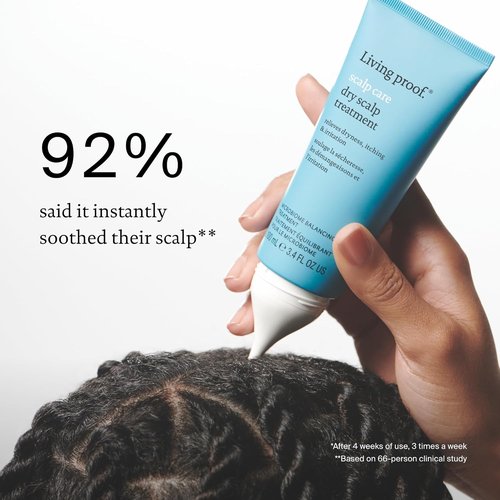 Living Proof Scalp Care Dry Scalp Treatment - Hydrates & Soothes Itching, Lightweight Formula, 3.4 oz