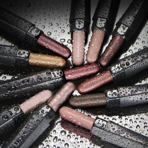 LUXAZA PRO Brown Eyeshadow Stick Makeup Set | 10PCS Neutral Shimmer & Matte Palette - Espresso