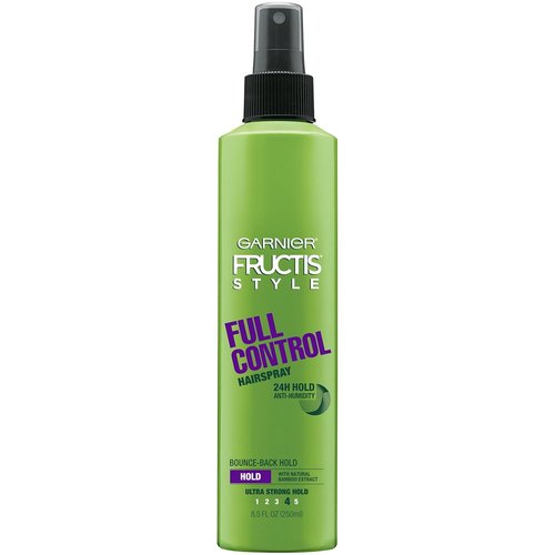 Garnier Fructis Style Full Control Hairspray - Non-Aerosol, 8.5 Fl Oz for Ultimate Humidity Defense