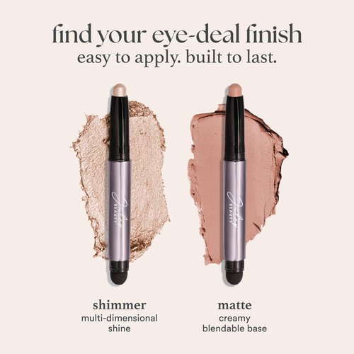 Julep Eyeshadow 101 Cream-to-Powder Waterproof Shadow Stick – Papaya Matte – Long-Lasting, Crease-Proof, Soft Peachy-Orange Matte Cream Eyeshadow with Built-in Smudger