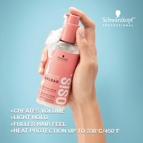 OSiS+ Upload Volume Cream - Lightweight Volumizing Treatment with Heat Protection | 5.1 oz