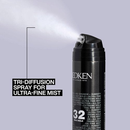 Redken Extreme High Hold Hairspray 32 - Maximum Hold & Humidity Resistance for All Hair Types