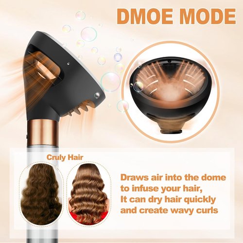 Dyson Wave Curl Diffuser Attachment - Upgraded Hair Diffuser Nozzle for Faster Curl Definition | Grey