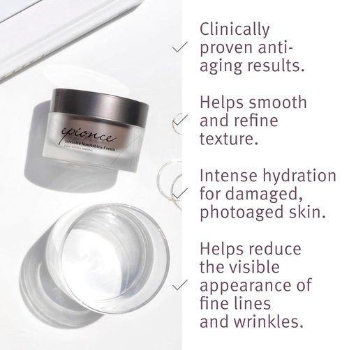 Epionce Intensive Nourishing Cream - Rich Anti-Aging Moisturizer for Face, Neck & Décolletage | Hydrates with Ceramides, Glycerin & Squalene | Fights Fine Lines & Dark Spots