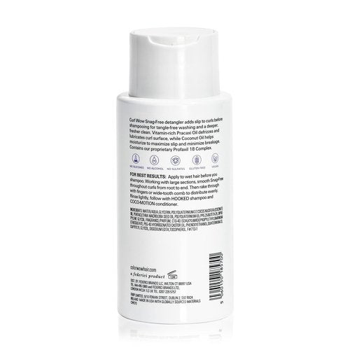 COLOR WOW Curl Wow Snag-Free Pre-Shampoo Detangler - Enhances Curl Slip for Tangle-Free Washing | Reduces Breakage
