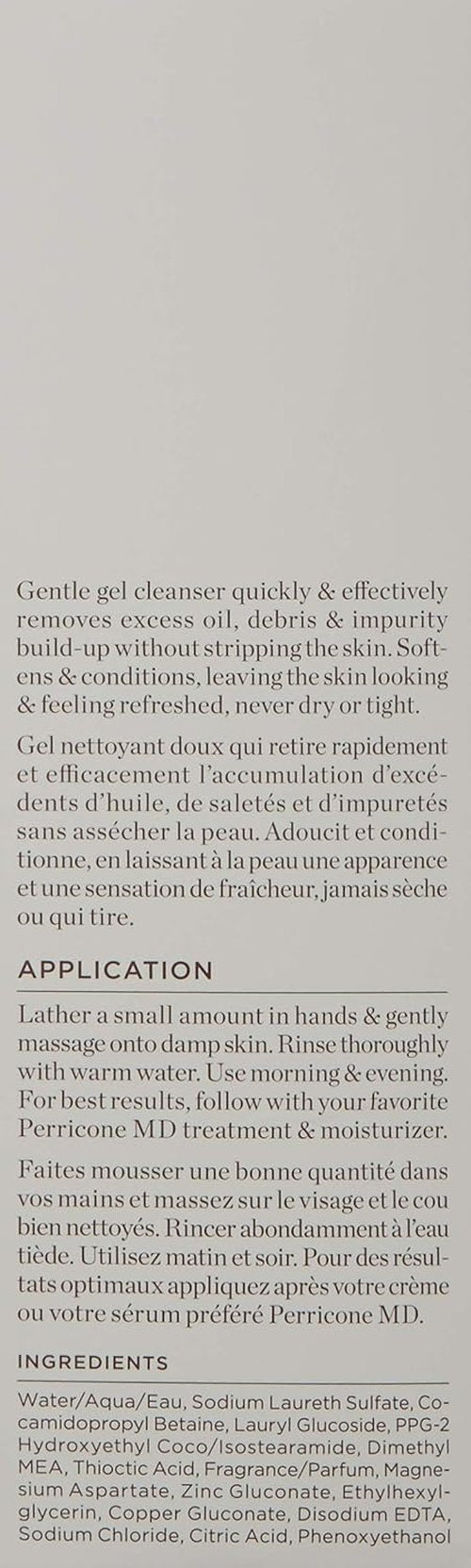 Perricone MD Nutritive Cleanser - High Potency Formula for Radiant Skin | 6 Fl Oz
