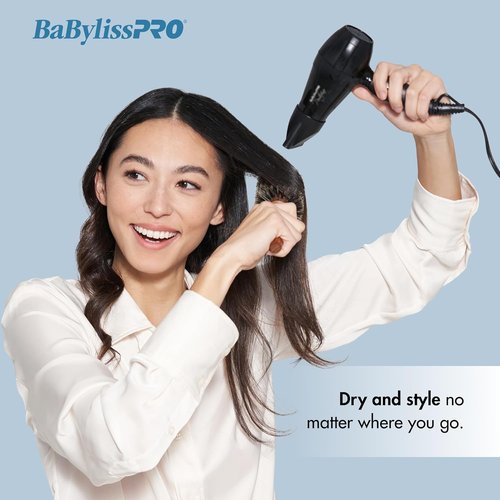 BaBylissPRO Nano Titanium Compact Hair Dryer - Lightweight & Powerful | 1 Count
