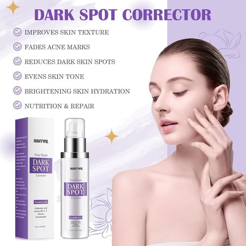 HANYWIL Dark Spot Remover Serum - Retinol & Niacinamide Formula for Melasma, Sun & Age Spots | 1.7 Fl Oz