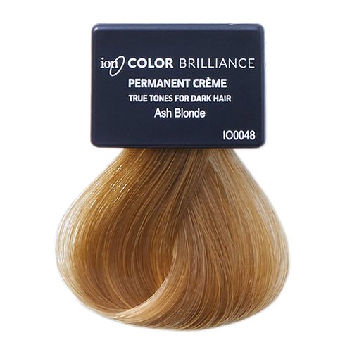 Ion True Tones Permanent Crème Hair Color - Ash Blonde for Dark Hair | Long-Lasting Vibrancy