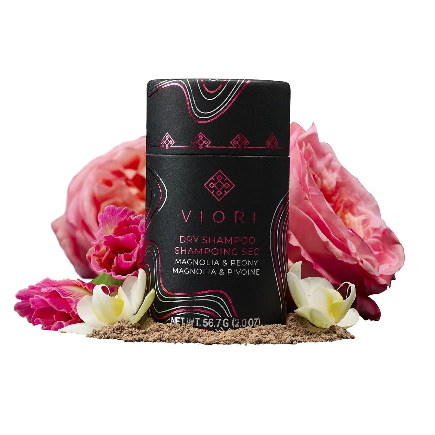 Viori Dry Shampoo Powder | Magnolia & Peony - Fast-Absorbing, Volumizing Formula for Oily Hair
