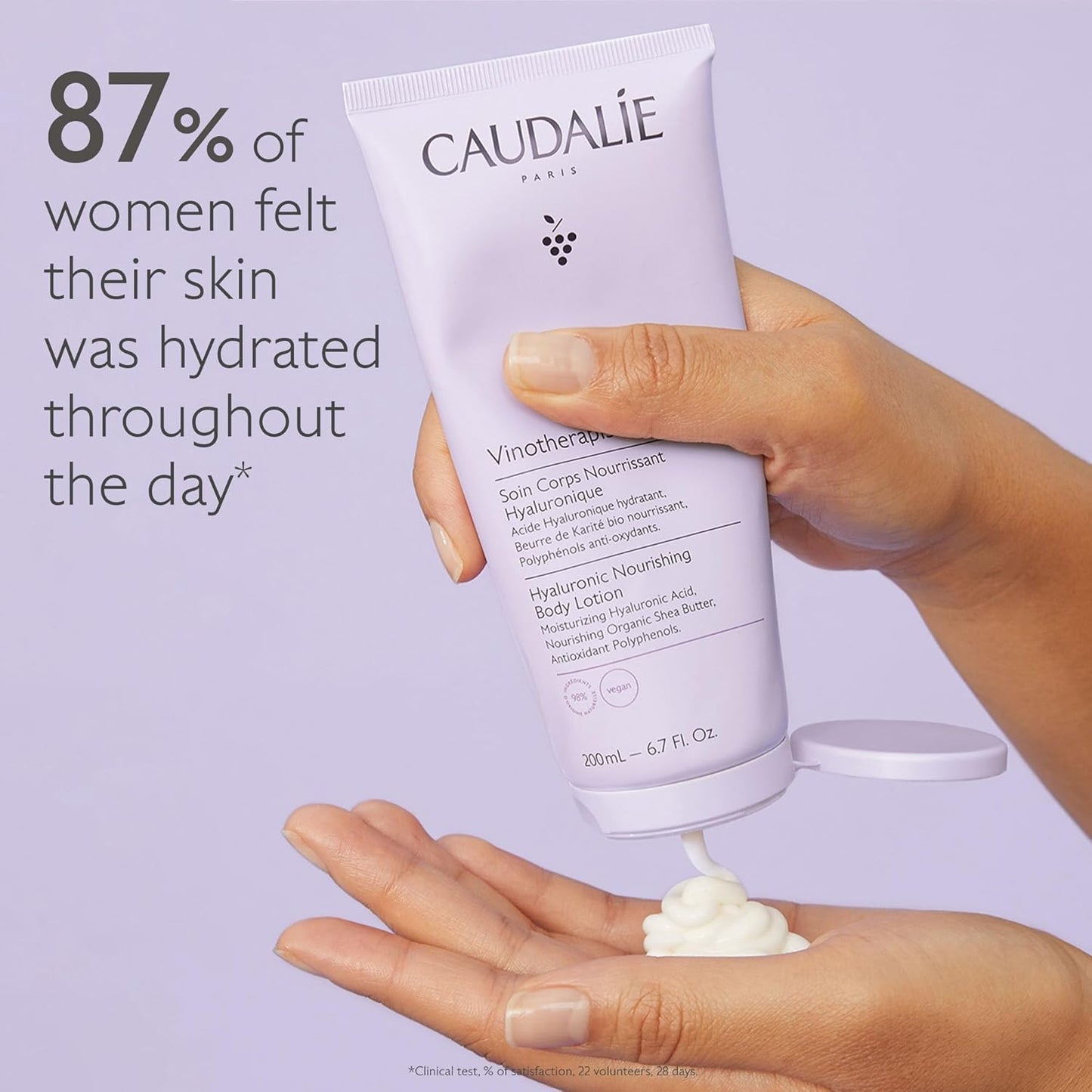 Caudalie Vinotherapist Body Lotion - Nourishing Hyaluronic Acid Formula for Soft Skin