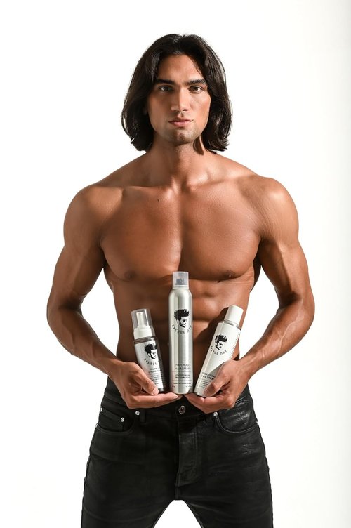 Avenue Man Volume Lift Mousse - 5.07 oz Hair Foam with Argan Oil & Silk Protein for Strong, Thick Hair | Alcohol & Paraben Free
