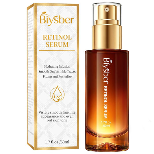 Skiennix Retinol Collagen Serum - Anti-Aging Peptide Formula for Hydrated, Firm Skin | 1.70 Fl Oz
