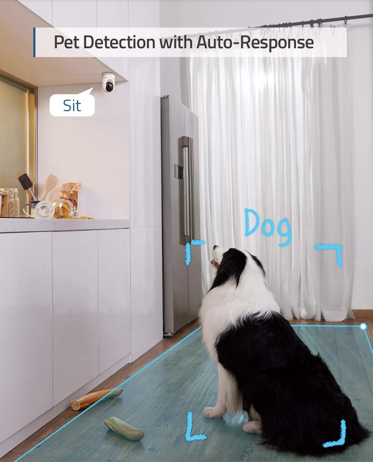 Eufy Security 4K UHD Indoor Camera - Dual Cameras with 8× Zoom & 360° Pan/Tilt Functionality