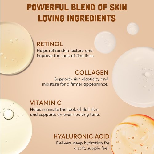Live Healthy Retinol Cream - Anti-Aging Face Moisturizer with Collagen & Hyaluronic Acid | 1.05 fl oz