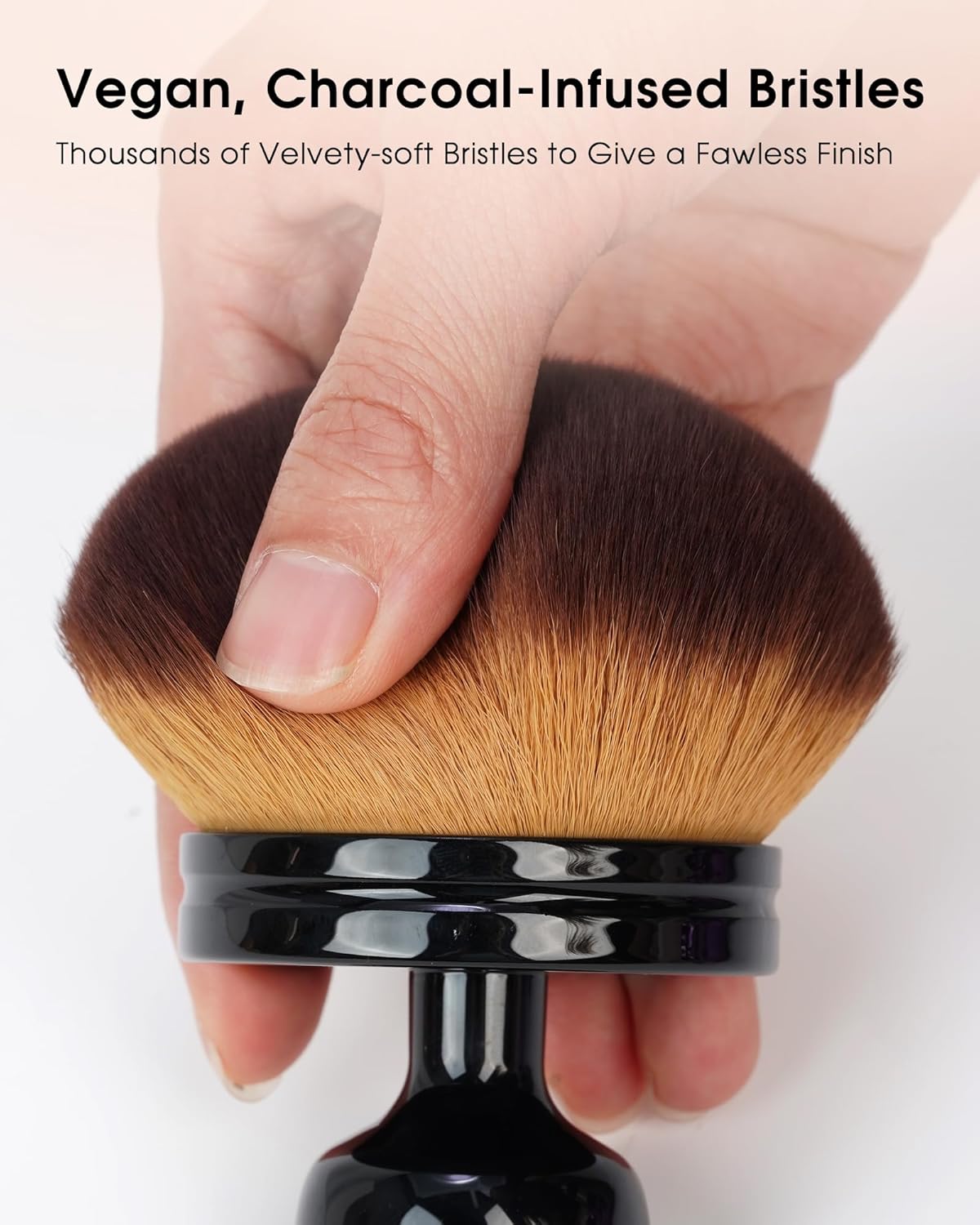 Skiennix Extra Large Kabuki Makeup Brush - Perfect for Self Tanner, Foundation & Lotion Application
