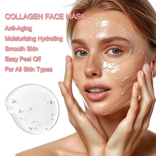 Regine Switzerland Collagen Wrapping Peel-Off Mask - Hydrating & Firming Overnight Face Mask for Glowing Skin