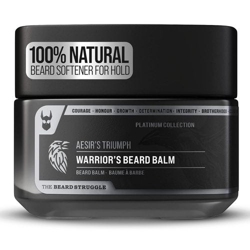Beard Struggle Warrior’s Beard Balm - Non-Greasy, Low-Hold Formula with Cologne-Grade Fragrance | 50g