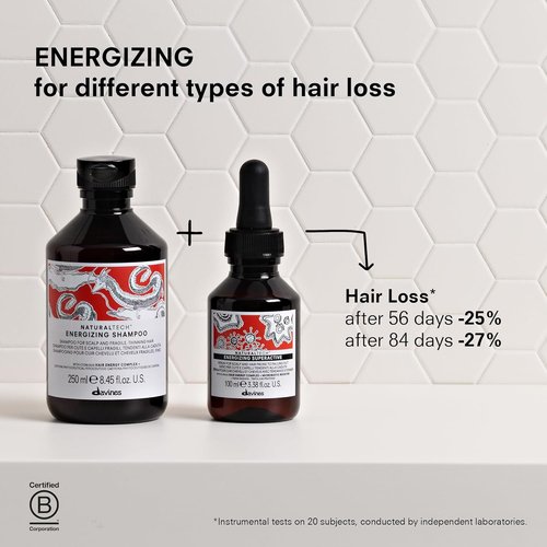 Davines Energizing Superactive Serum - Stimulating & Fortifying Formula for Thinning Hair - Travel Size, 3.38 Fl Oz