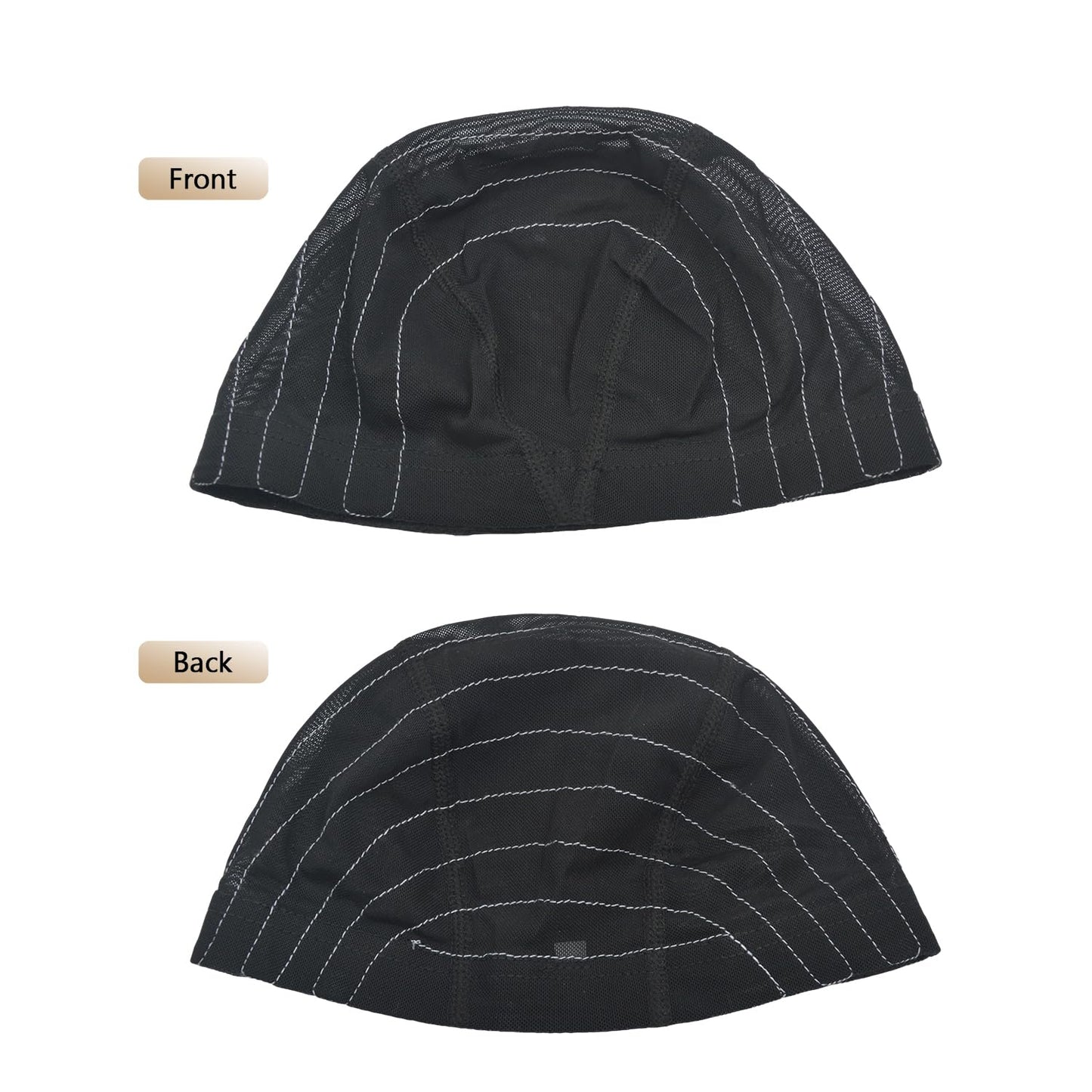 Mesh Dome Caps Wig Cap with Guideline Map for Wig Making Stretchable Wig Caps for Beginners Making Wigs (13x4 M)