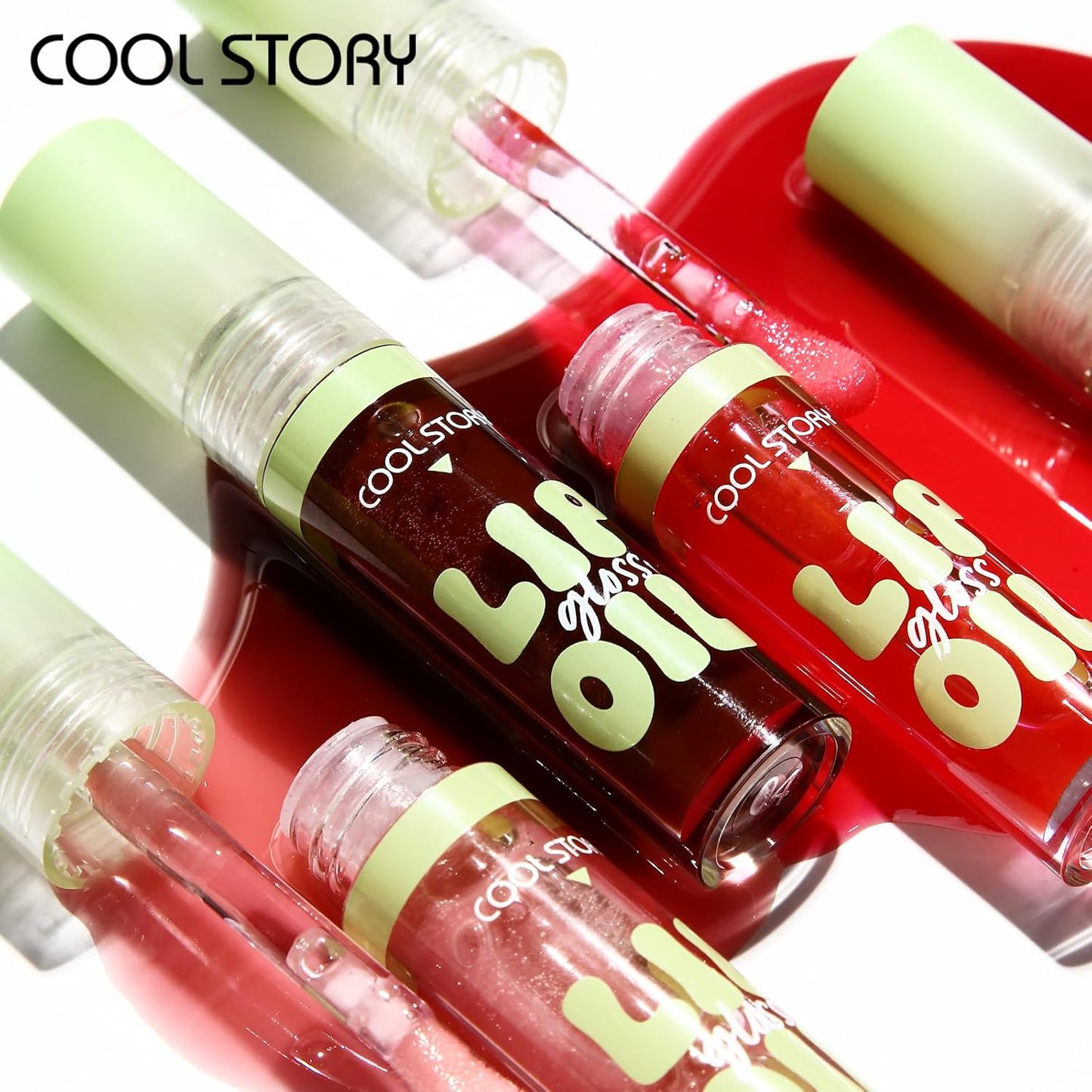 COOL STORY Lip Gloss and Liner Set - Ultra Glossy Finish, 2-Piece Combo for Stunning Lips