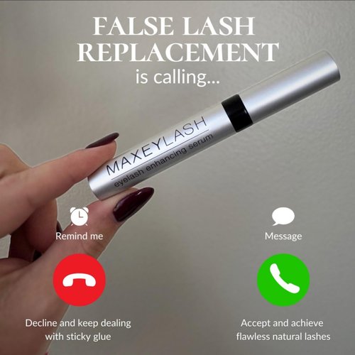MaxeyLash Eyelash Enhancing Serum – Daily Lash Treatment for the Appearance of Longer, Thicker, Fuller Lashes, Natural Lash Lift Effect – 3.5 mL