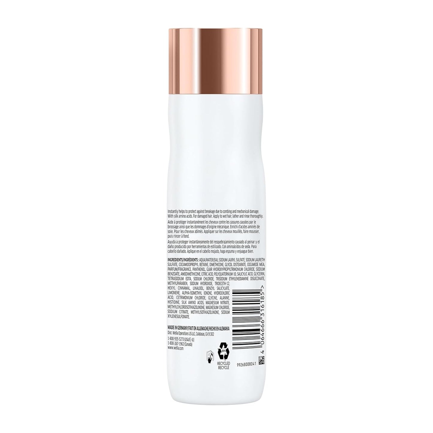 Wella Professionals Fusion Intense Repair Shampoo - Strengthens Damaged Hair | Anti-Breakage Formula