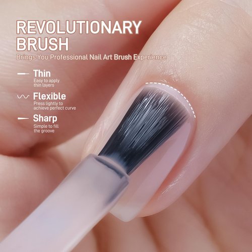GAOY Nude Jelly Gel Nail Polish, 16ml Sheer Translucent Netural Soak Off Gel Polish, UV Light Cure for Nail Art DIY at Home, 2982 Natural Pink