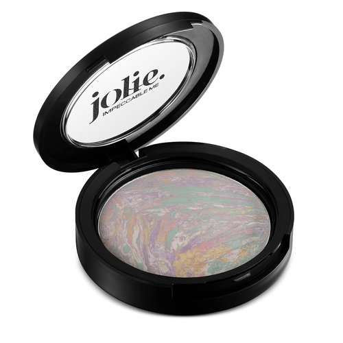 Jolie Baked Mineral Redness Correcting Powder - Flawless Skin Solution | Lightweight Formula