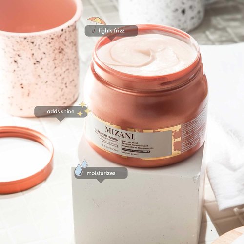 Mizani Strength Fusion Recover Mask - Intense Night Treatment for Damaged Hair Repair